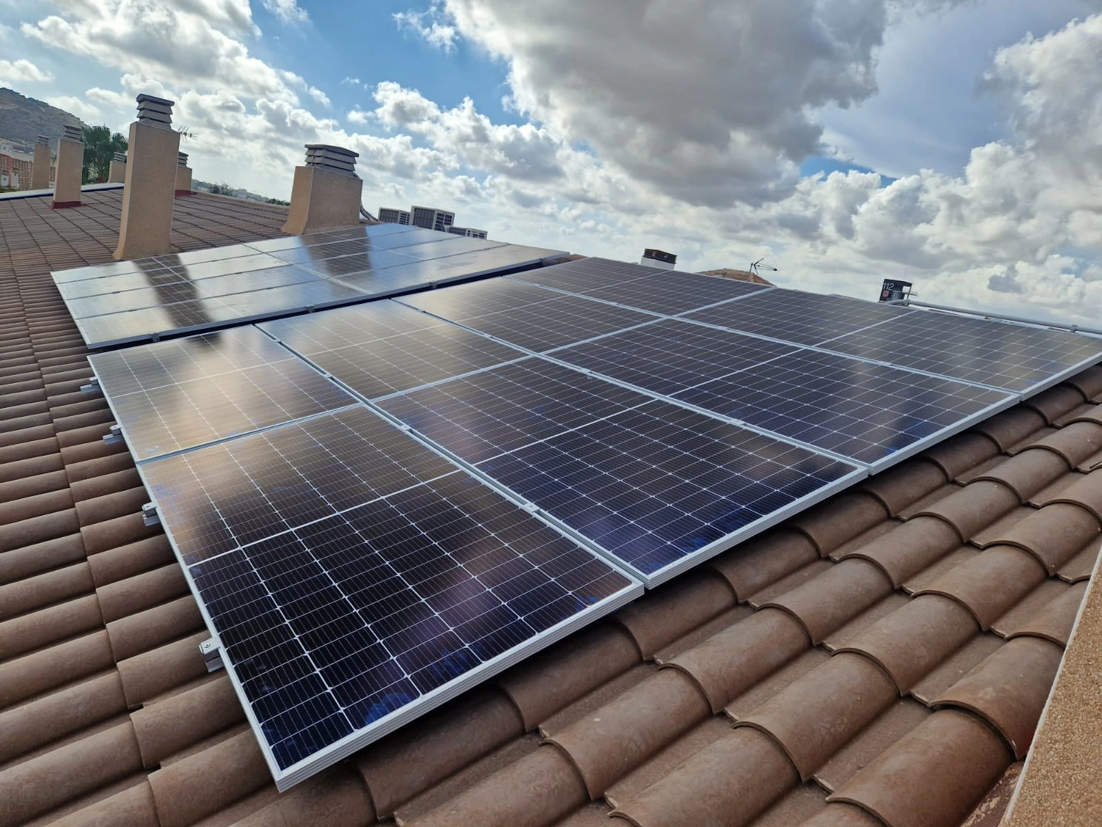 Detalle de la estructura de soporte